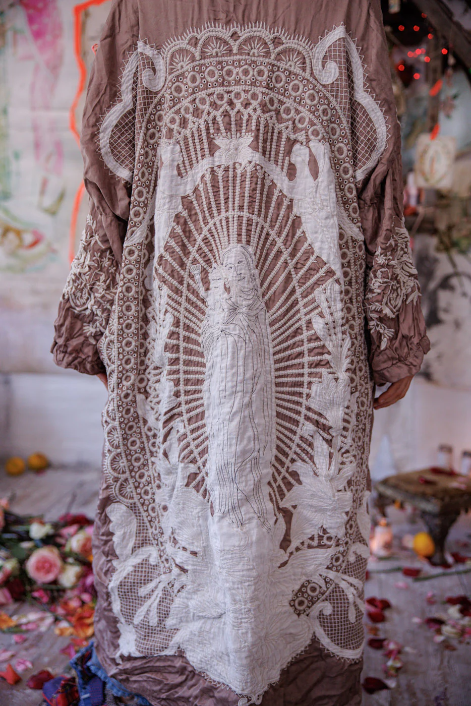 Applique Blessed Kimono - Image 11