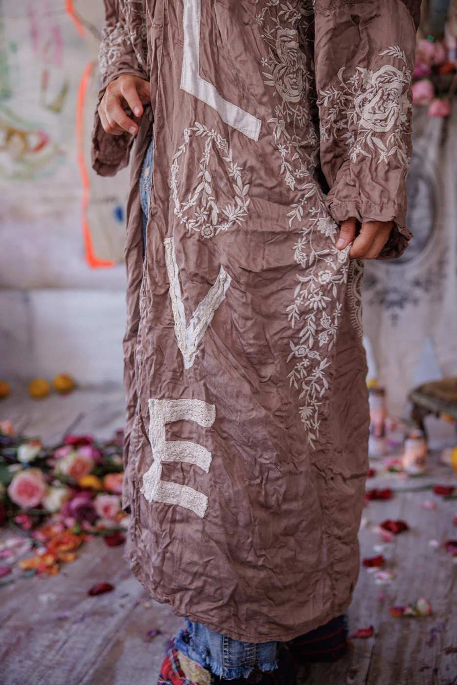 Applique Blessed Kimono - Image 7