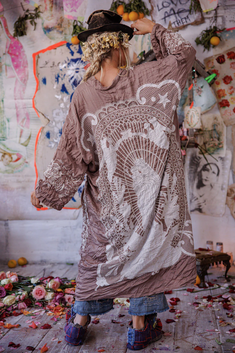 Applique Blessed Kimono - Image 9