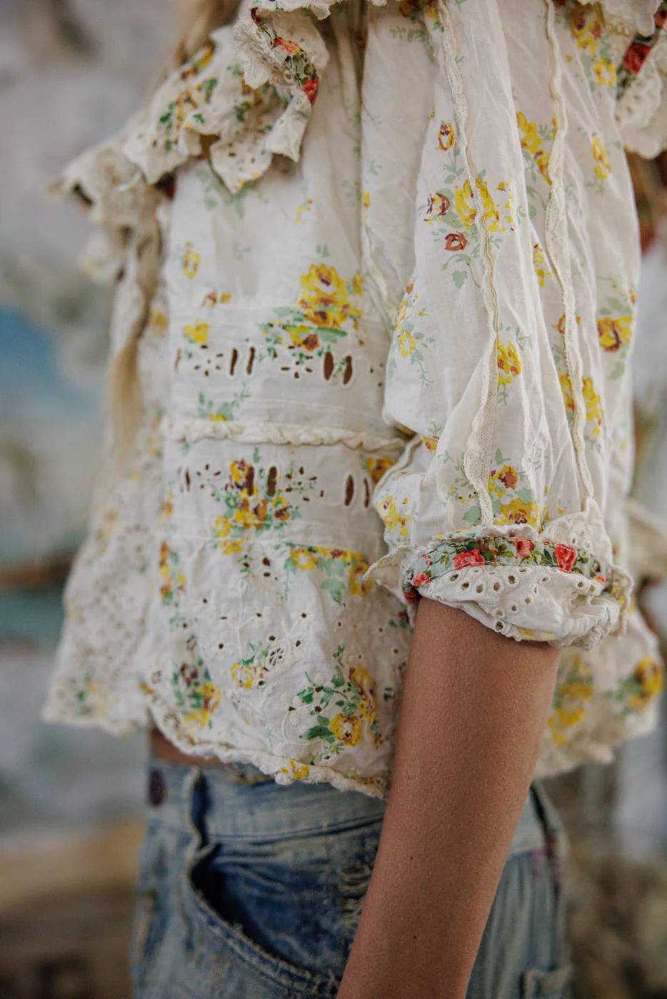 Eadred Eyelet Blouse - Image 8