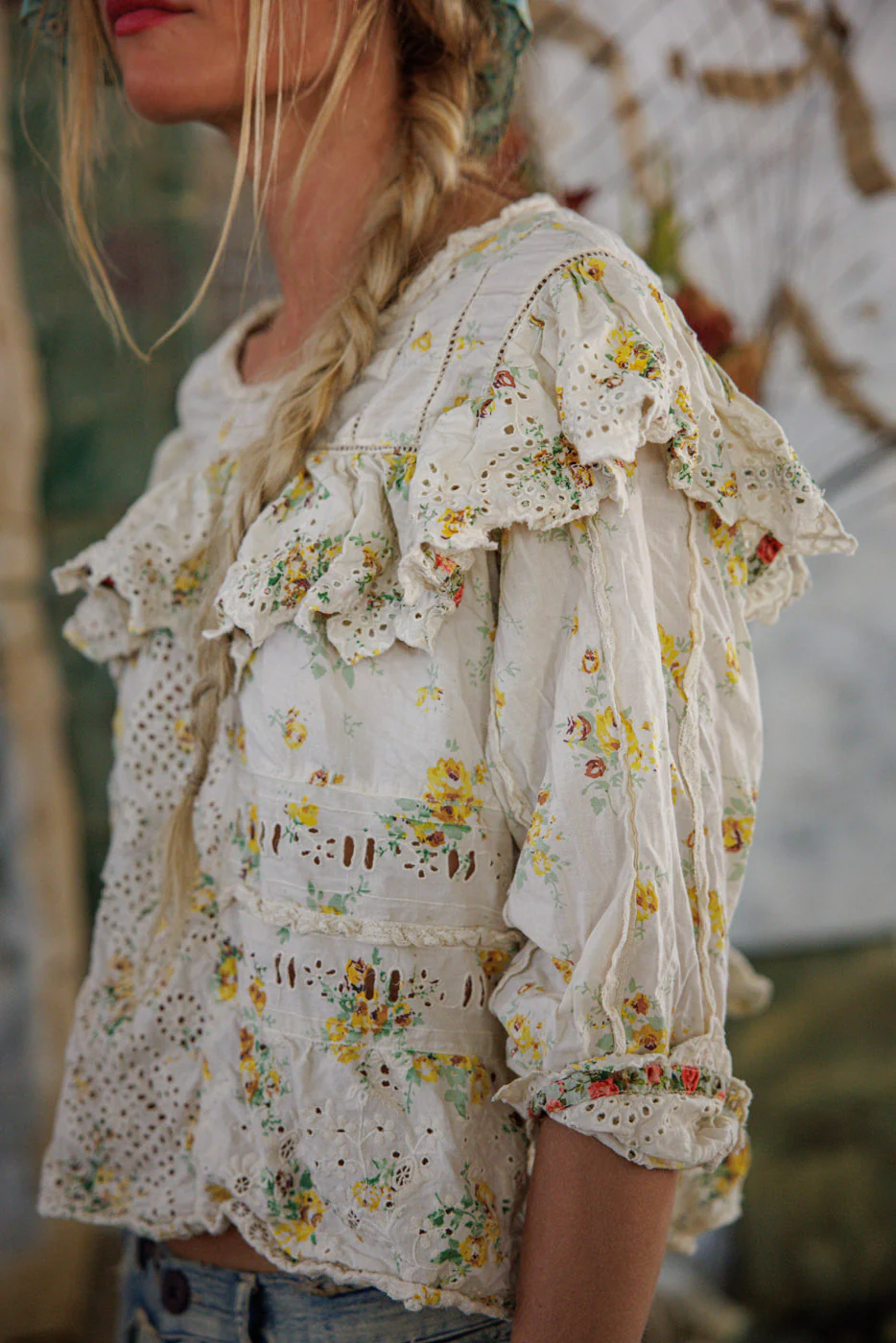 Eadred Eyelet Blouse - Image 9