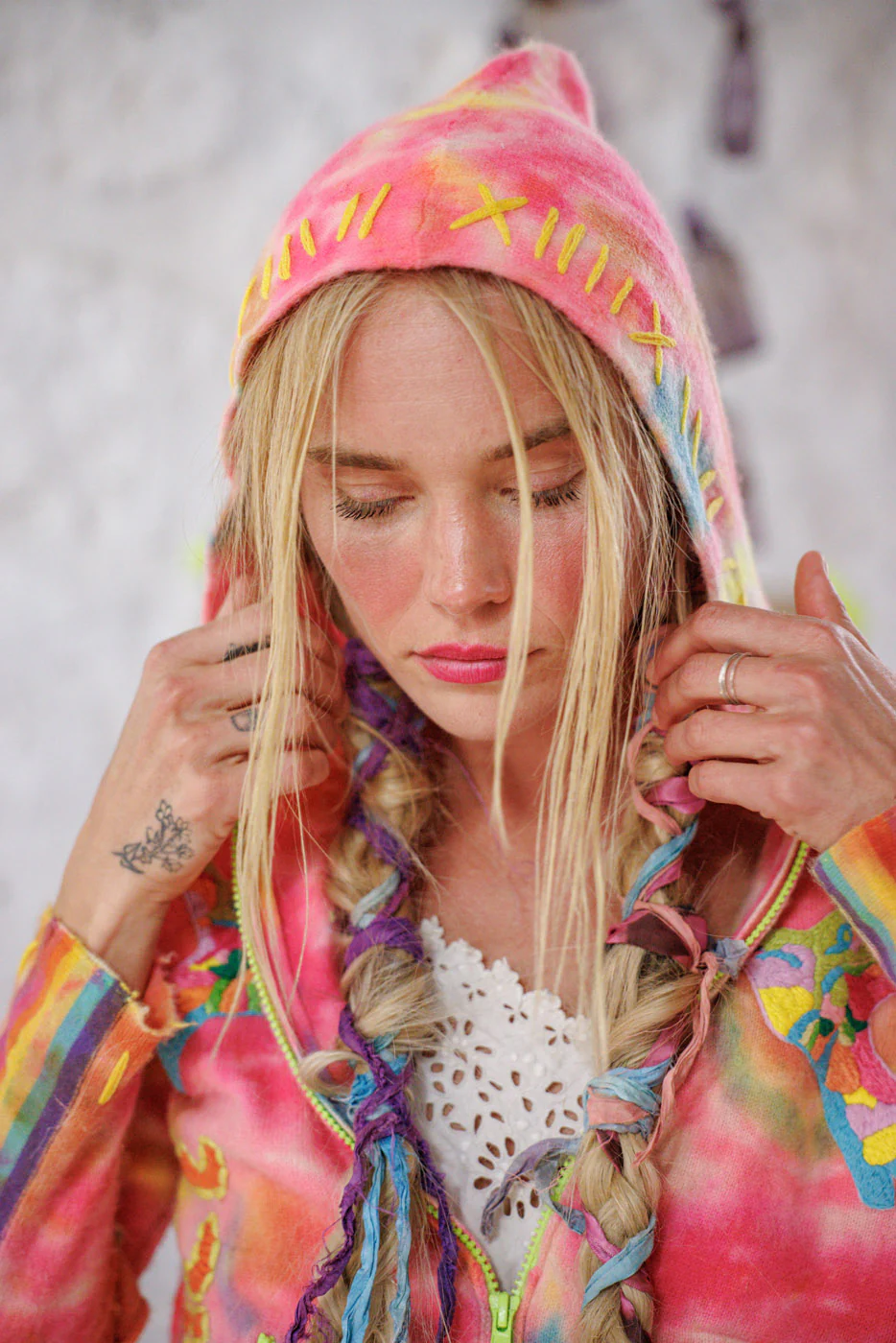 Embroidered Zip Hoodie - Image 8