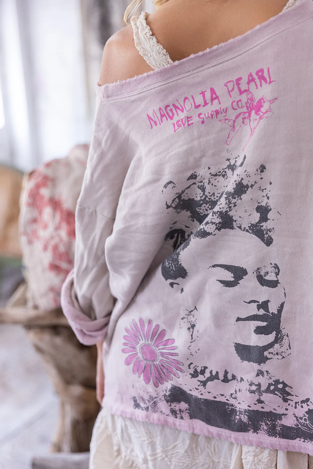 Flight Flowers Frida Nago Sweatshirt - Image 4