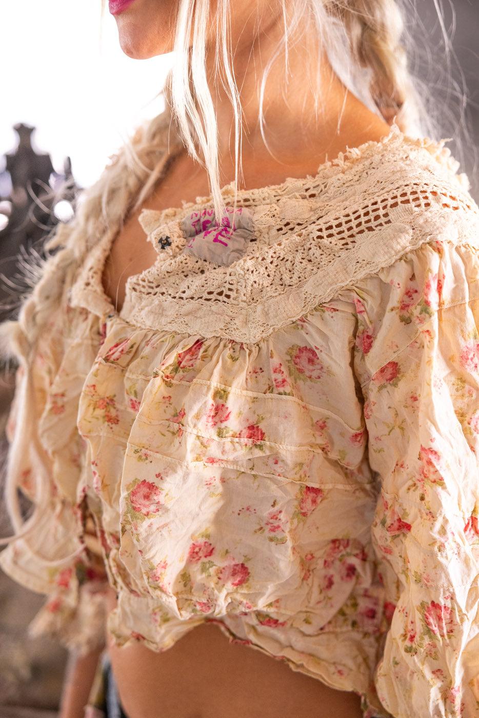 Crochet Yoke Keira Blouse - Image 5