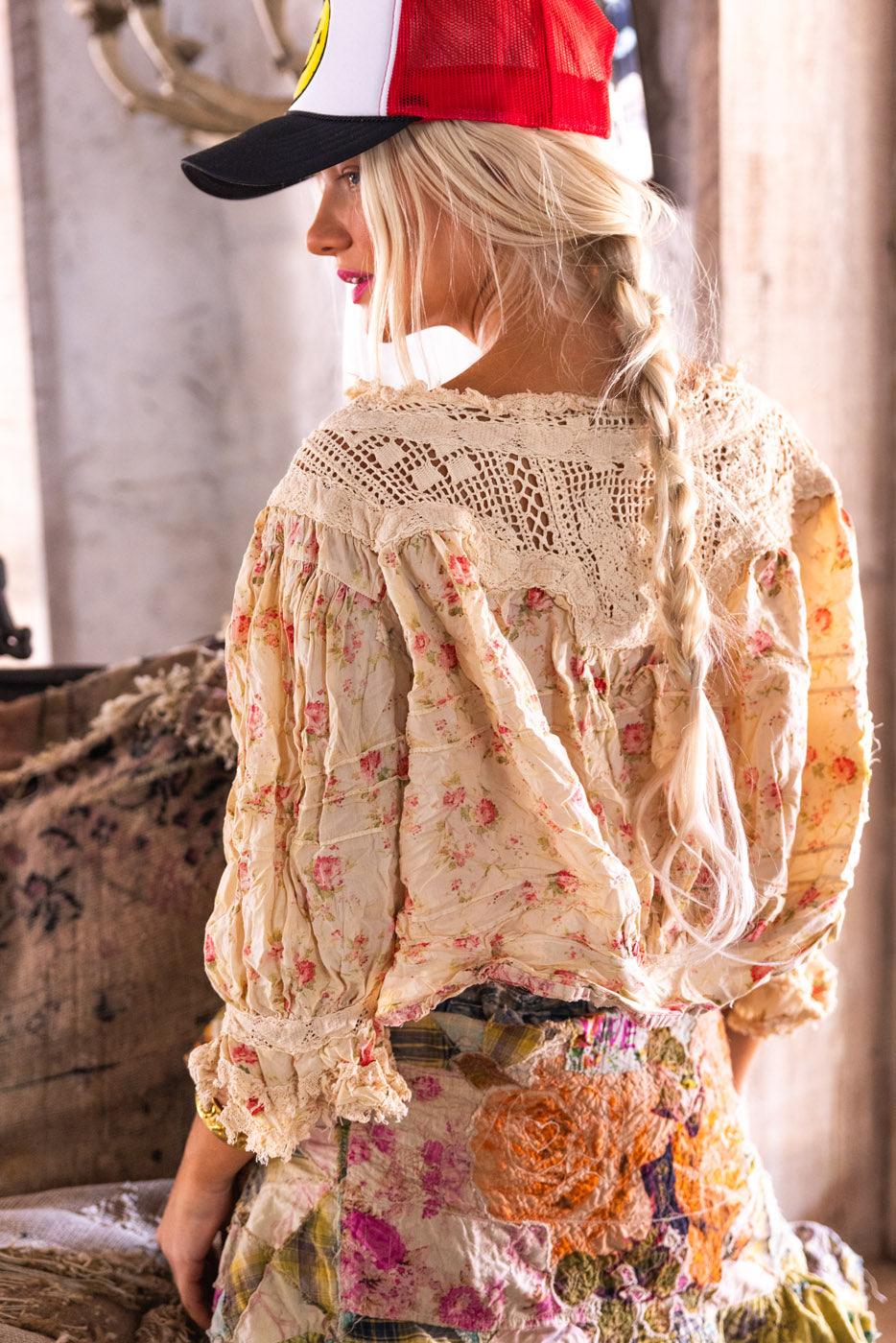 Crochet Yoke Keira Blouse - Image 6