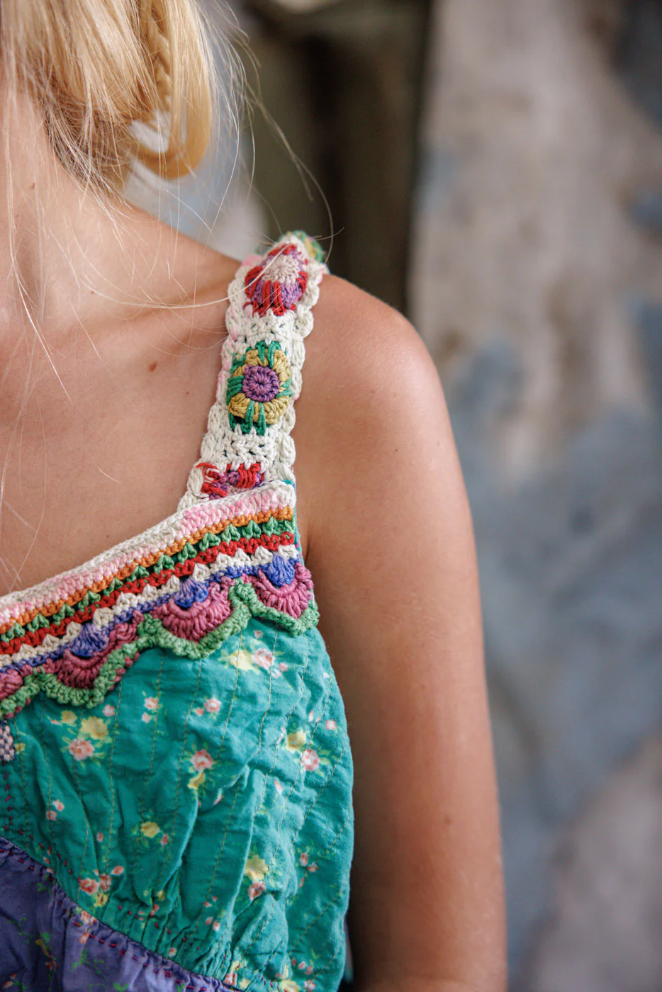Olive Crochet Ruffle Cami - Image 3