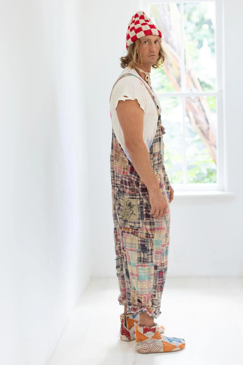 Patchwork Love Overalls - Image 5