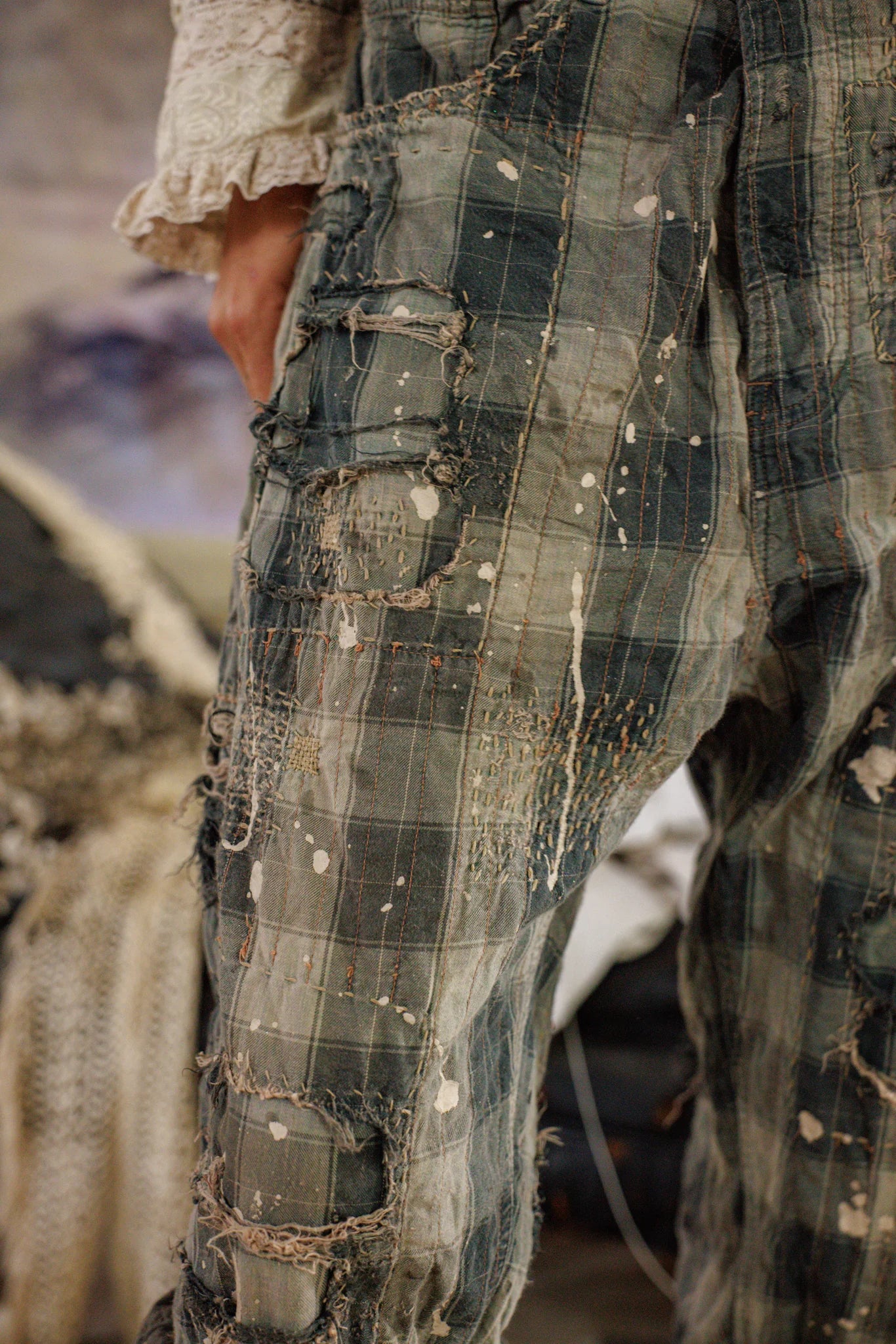 Patchwork Miner Pants - Image 3