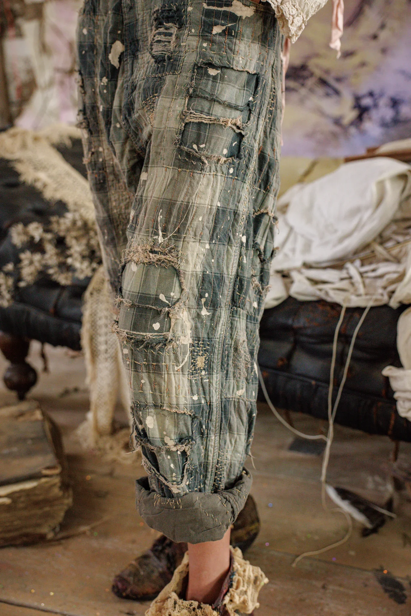 Patchwork Miner Pants - Image 7