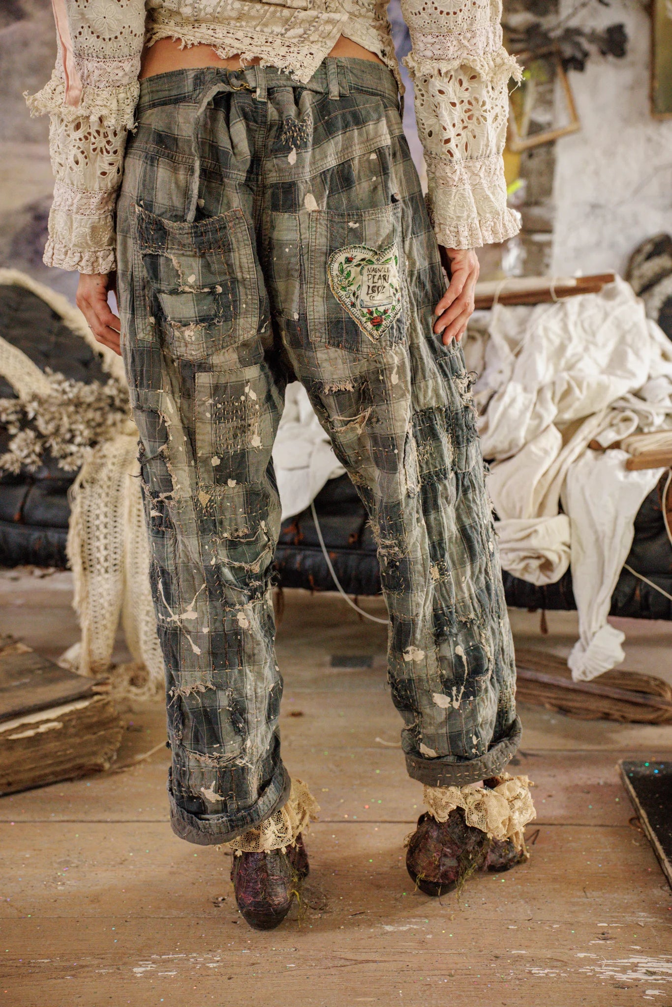 Patchwork Miner Pants - Image 8