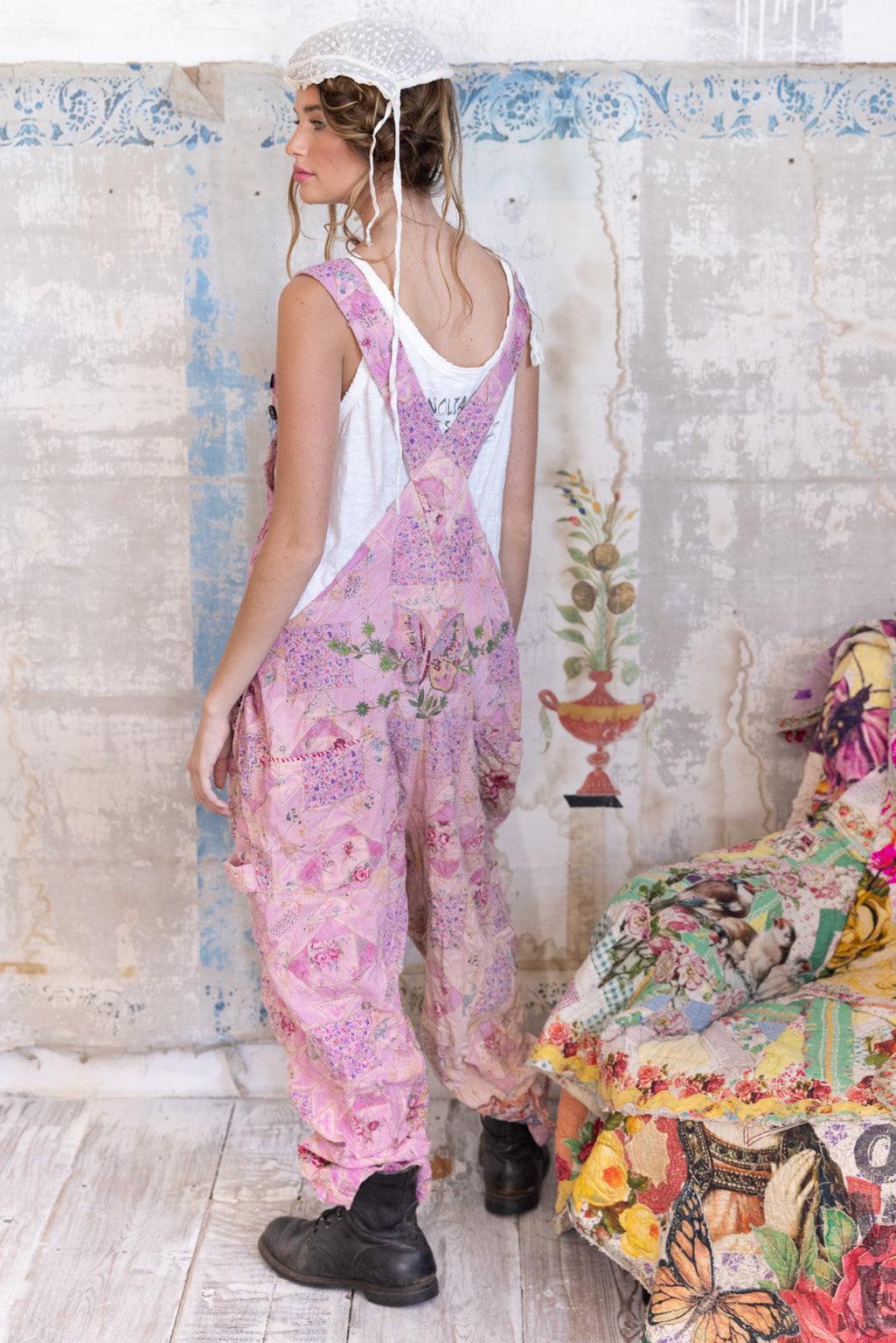 Quiltwork Embroidered Overalls - Image 5