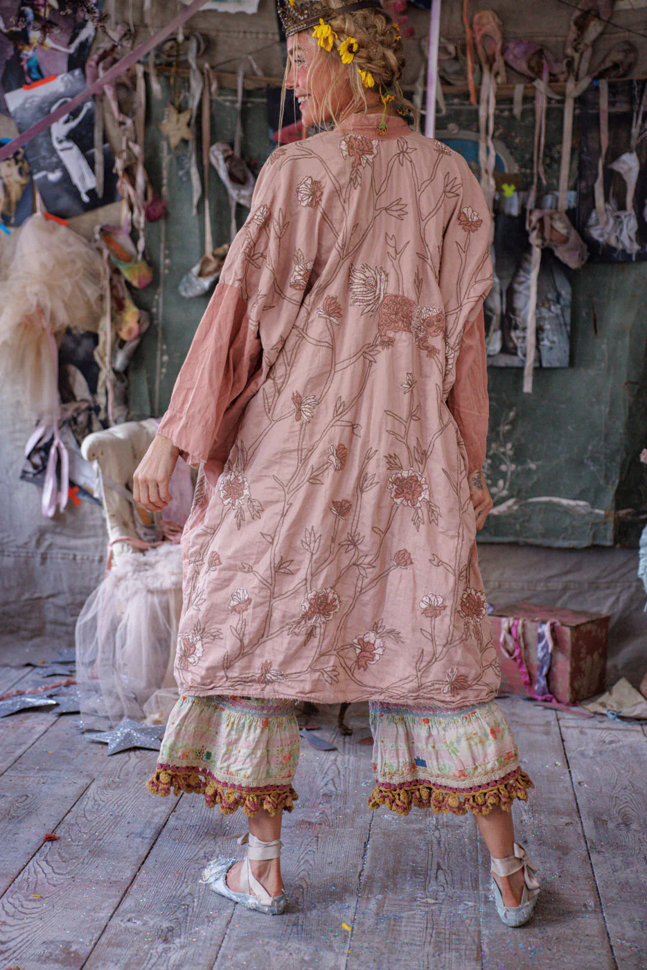Embroidered Lilikoi Kimono - Image 6