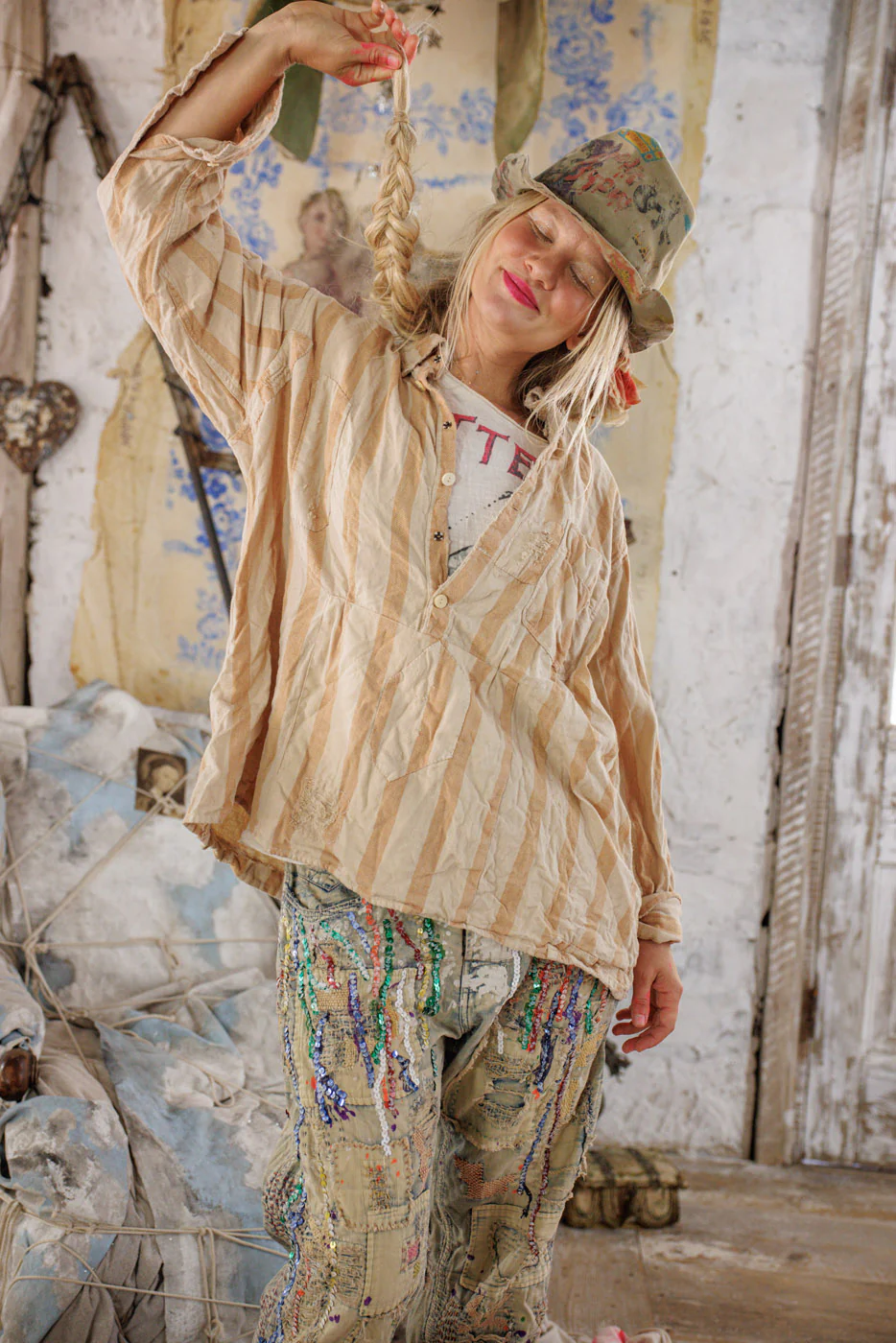 Stripe Raya Shirt - Image 6